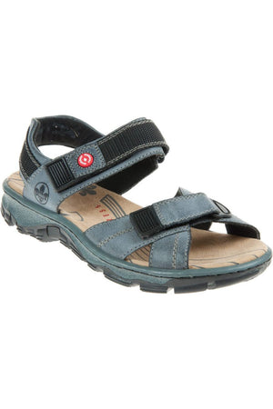 Rieker Womens Walking Sandal 68851 14 blue