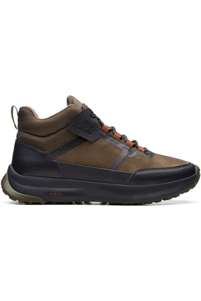 Clarks Mens ATL Trail Up waterproof dark olive