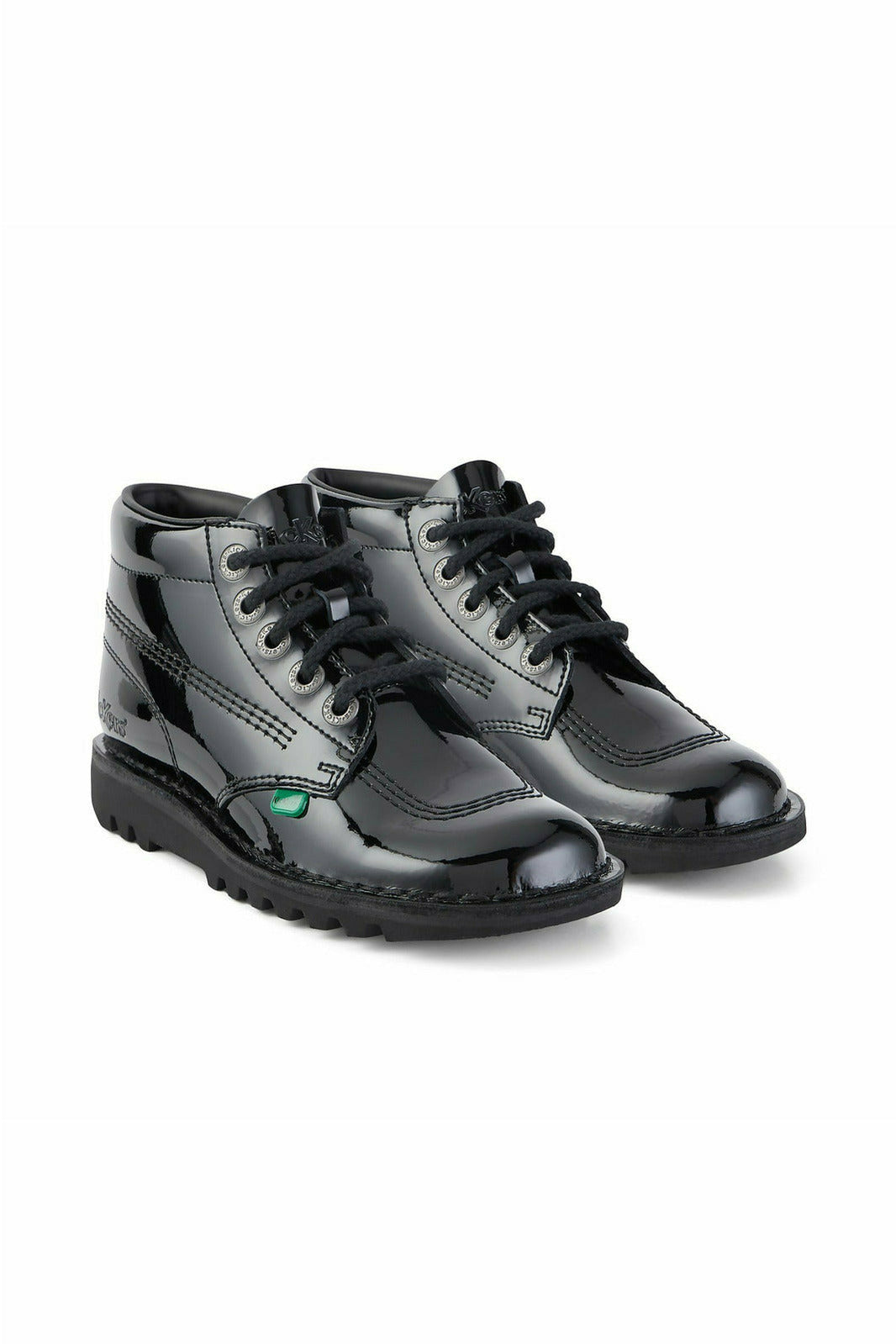 Kickers Kick Hi Core Black Patent