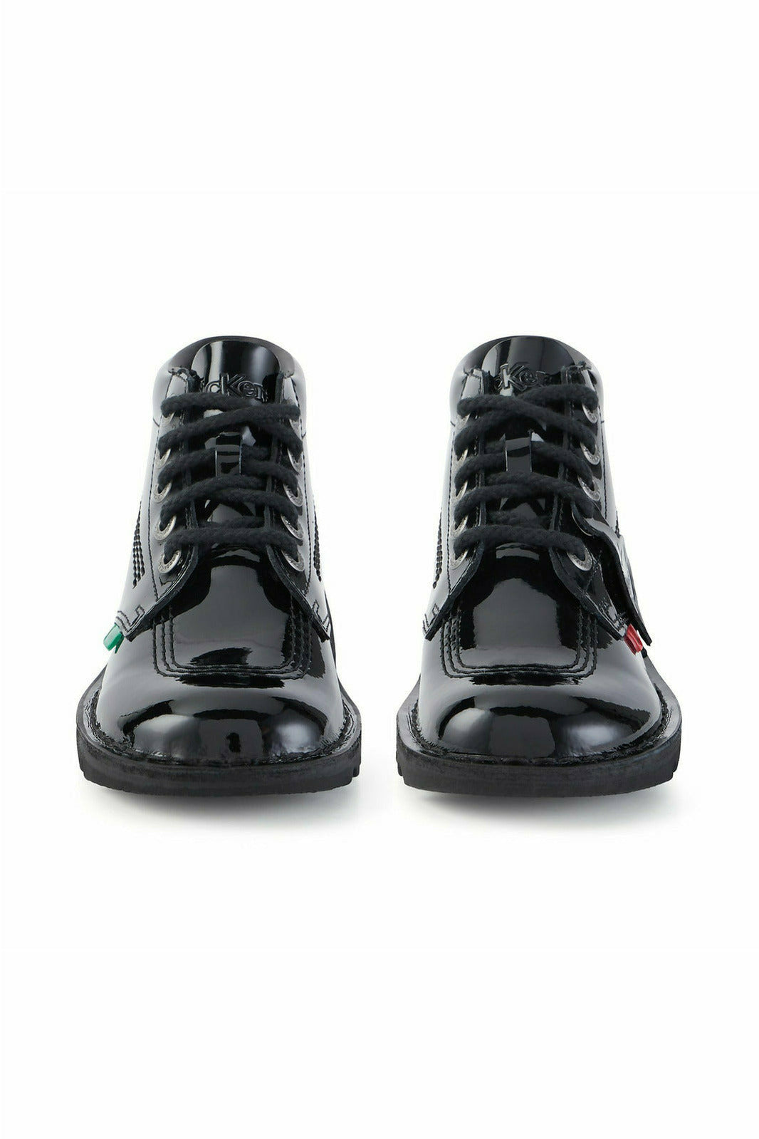 Kickers Kick Hi Core Black Patent