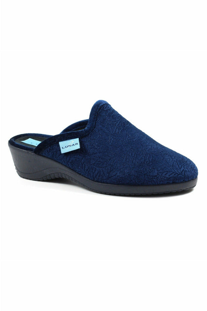 Lunar Womens Slippers KLA 170 Andrea in Navy
