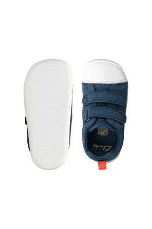Clarks Roamer Craft Toddler Navy Canvas