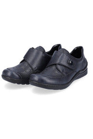 Rieker Wide Fiting Ladies Shoes 48951 niebieski