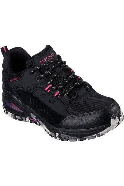 Skechers Womens Walking Shoes Uno Trail 177170 BBK black
