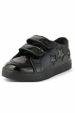 Czarny patent Kickers Tovni Star