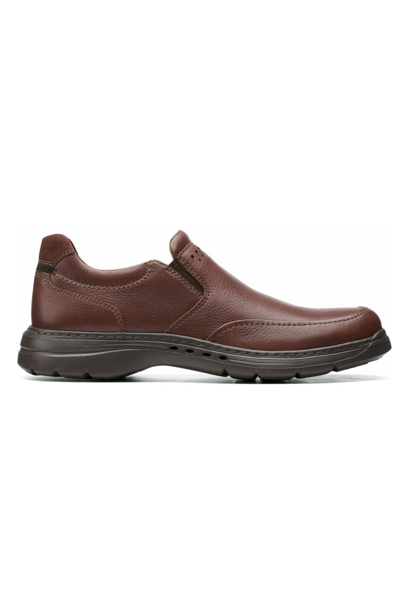 Clarks Un BrawleyStep mahoniowa skóra