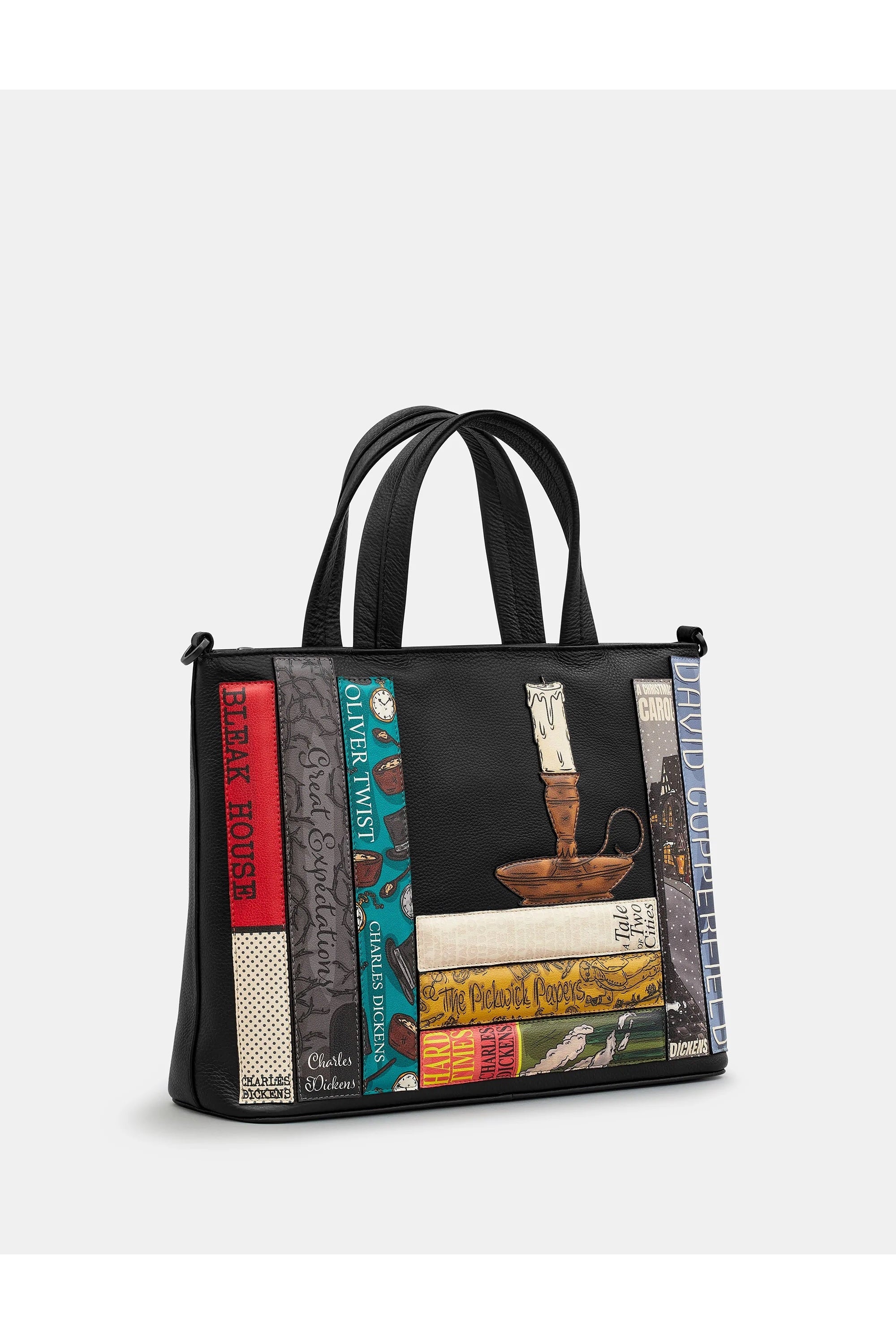 Yoshi Black Charles Dickens Bookworm Multiway Grab Bag