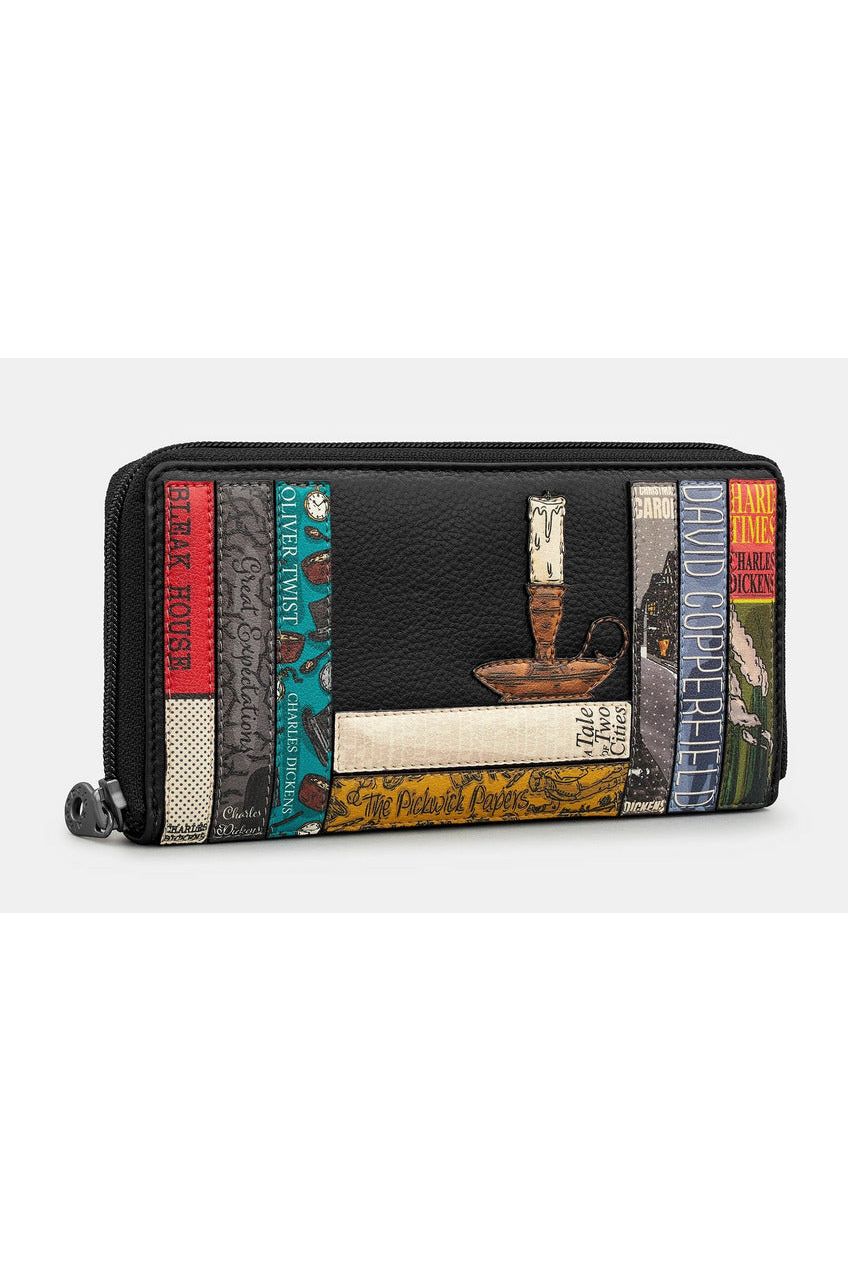 Yoshi Dickens Bookworm Zip Around Purse Y1257