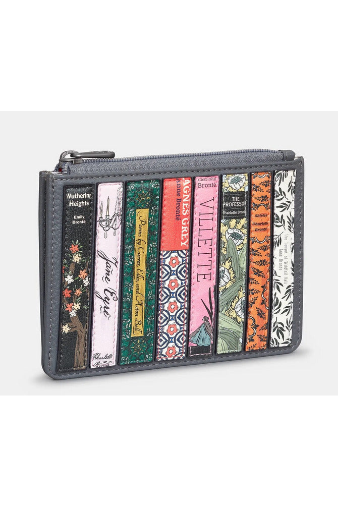 Yoshi Grey Bronte Bookworm Zip Top Purse