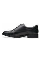 Clarks Aubrie Tap Youth black leather