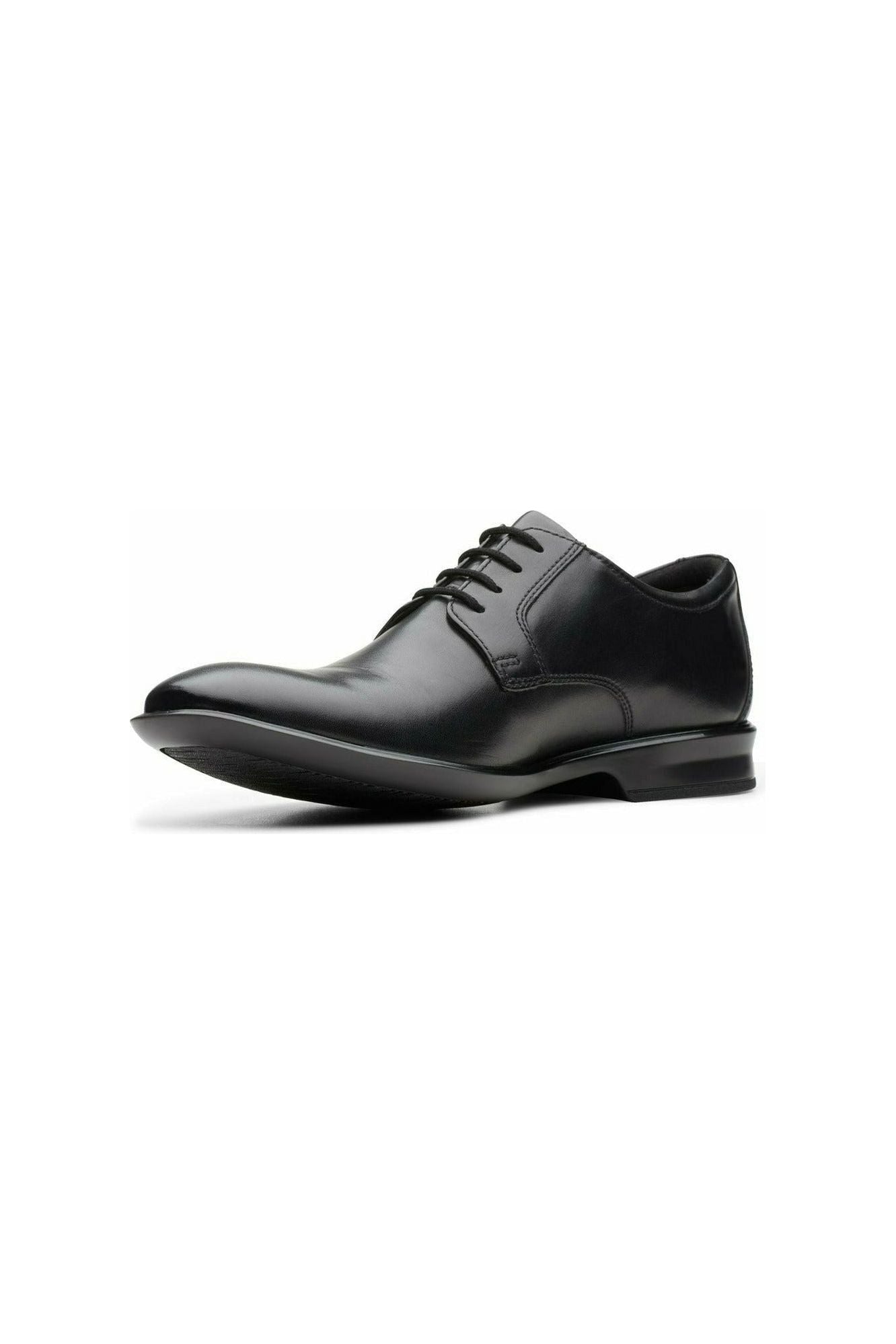 Clarks Bensley Lace Black leather