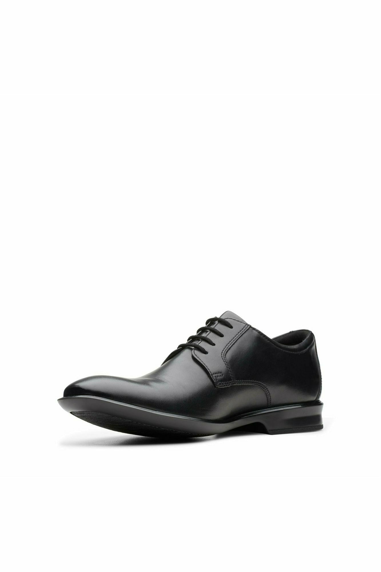 Clarks Bensley Lace Black leather