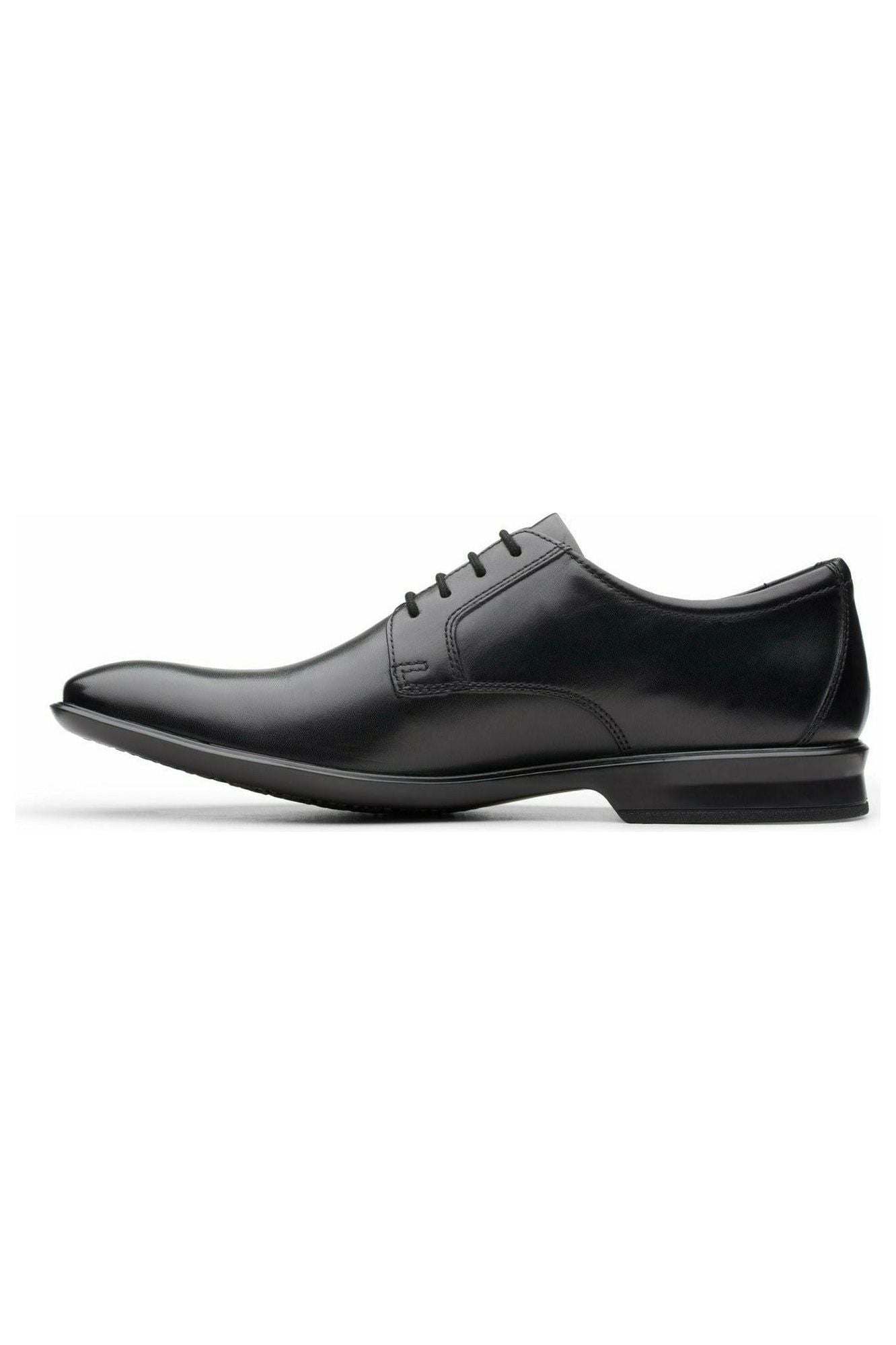 Clarks Bensley Lace Black leather