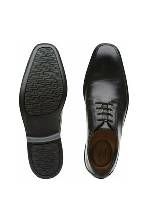 Clarks Bensley Lace Black leather