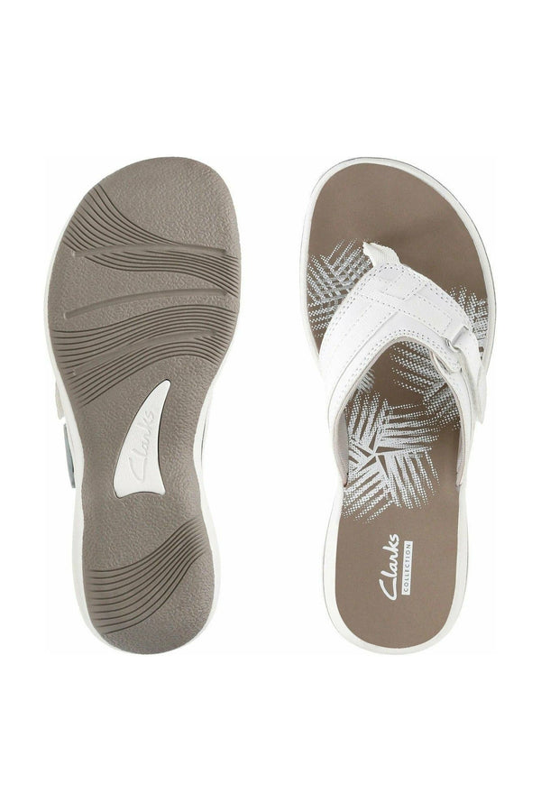 Clarks Brinkley Sea white Meeks Shoes