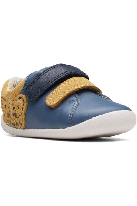 Clarks Roamer Race toddler denim blue