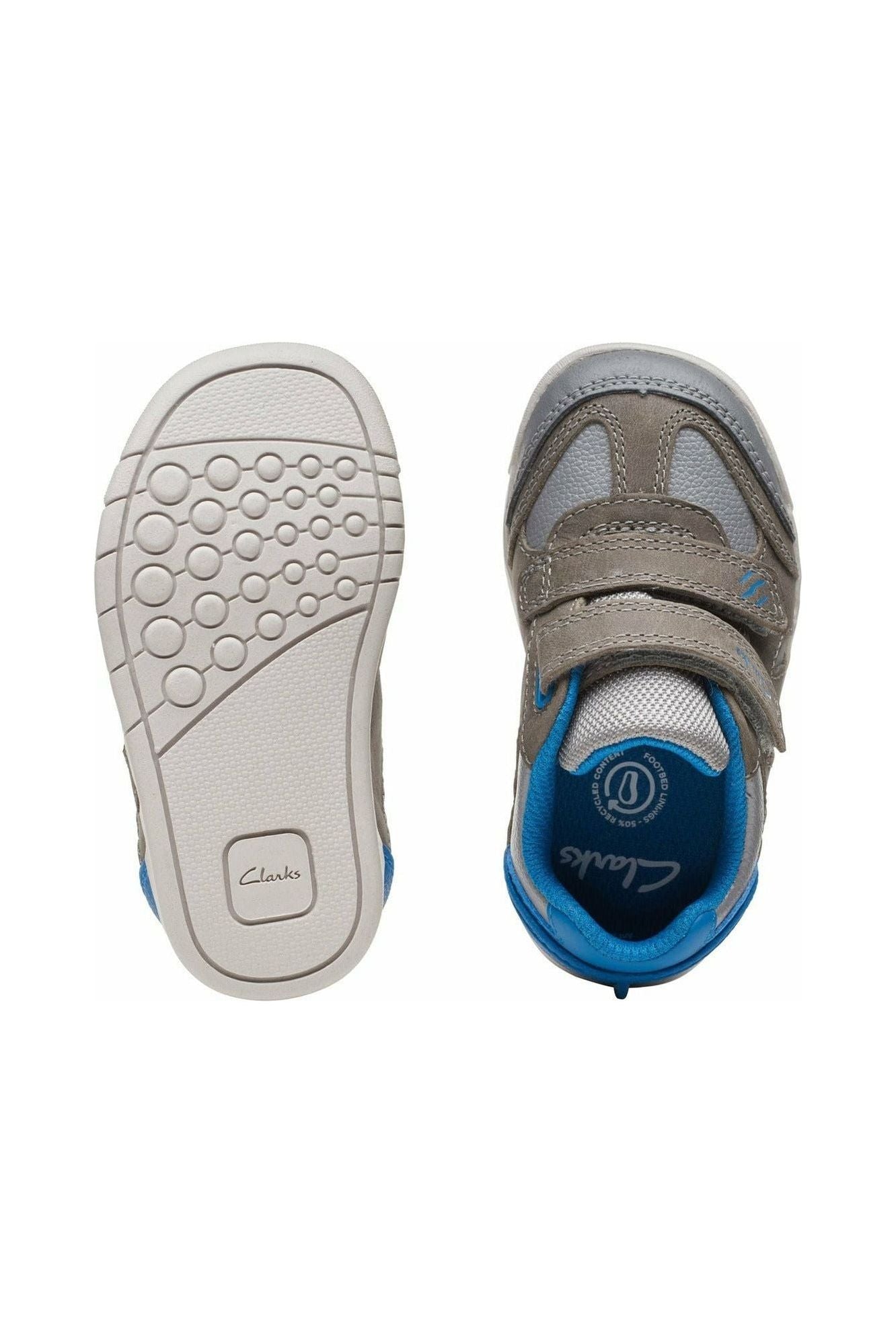 Clarks Rex Play Toddler grey blue