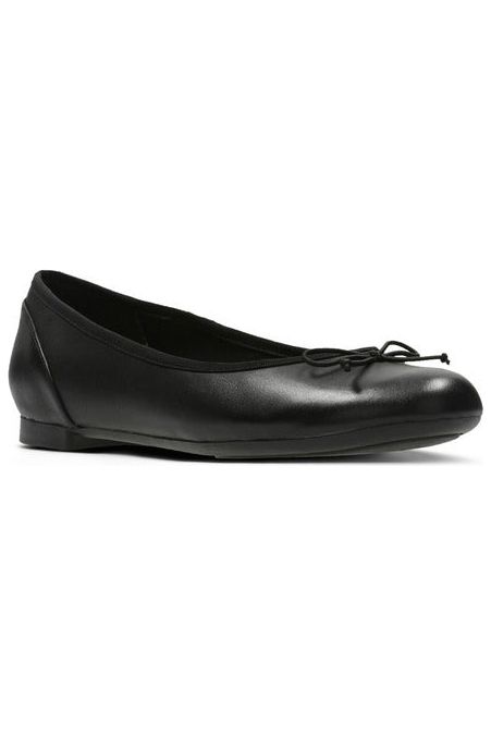 Clarks Womens Couture Bloom black leather