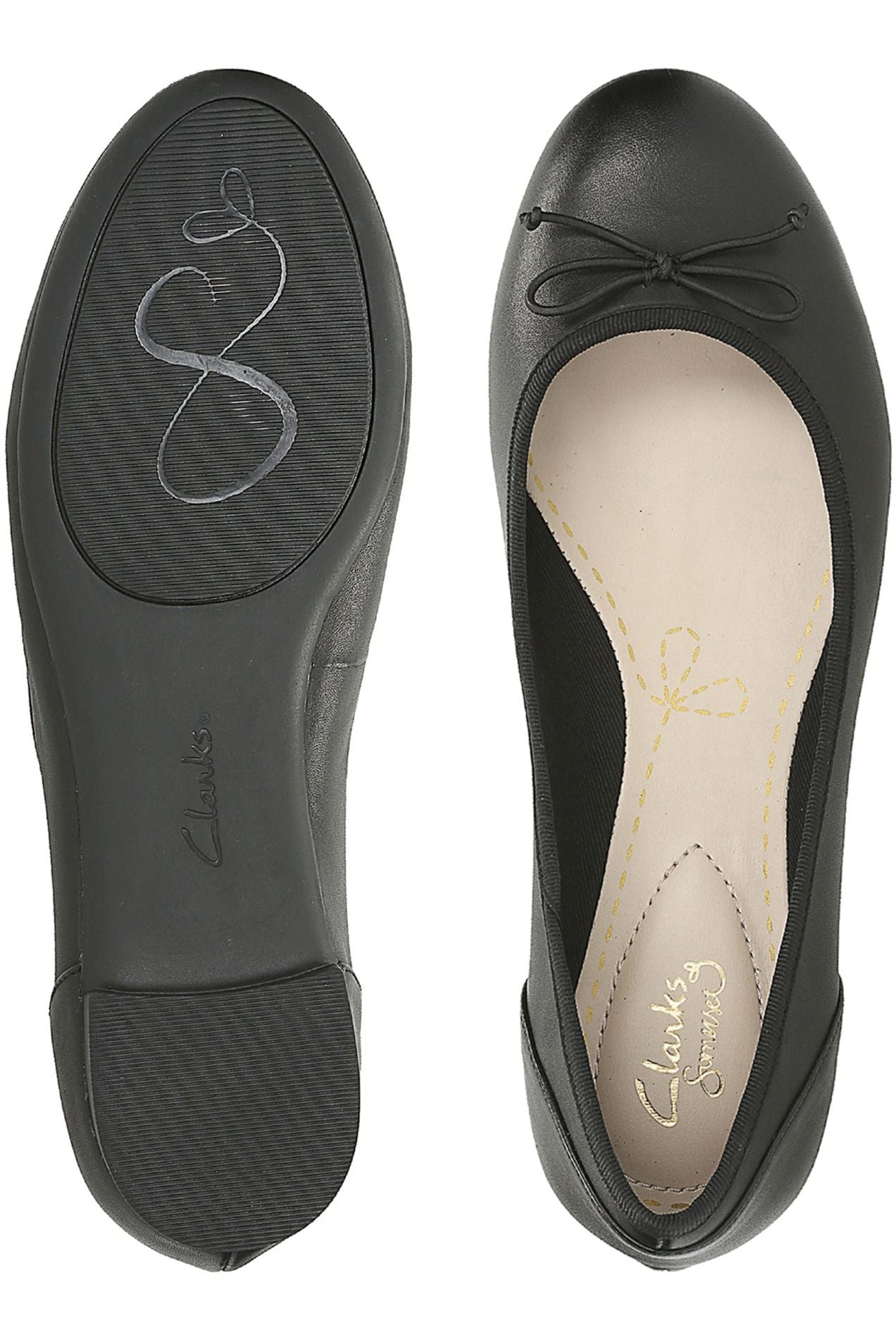 Clarks Couture Bloom black leather
