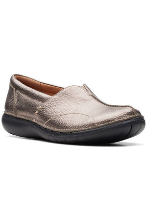 Clarks Un Loop Stride w kolorze Pebble Metalic