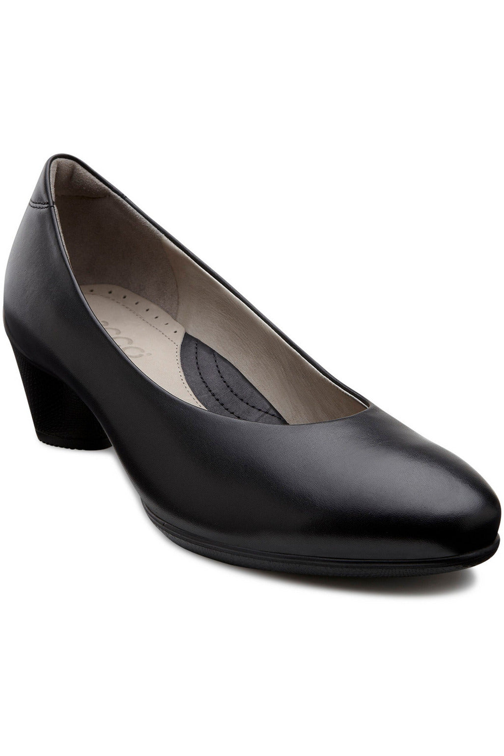 Ecco Ladies Court Shoes 230203 01001 at Meeks Shoes JM Shoes Ltd