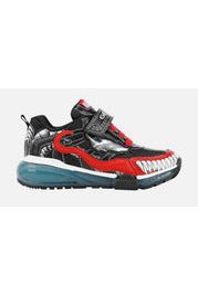 Buty sportowe Geox Bayonyc J26FEC czarno-czerwone