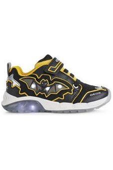 Geox J25CQA J Spaziale in Black/Yellow