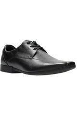 Clarks Glement Over black leather