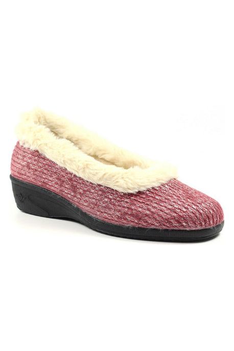 Lunar Ladies Slippers Marlene KLA 172 burgundy