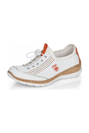 Rieker ladies summer shoes N42T0 81 white Meeks Shoes