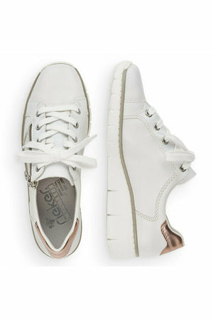 Buty damskie Rieker 53703-80 W kolorze białym