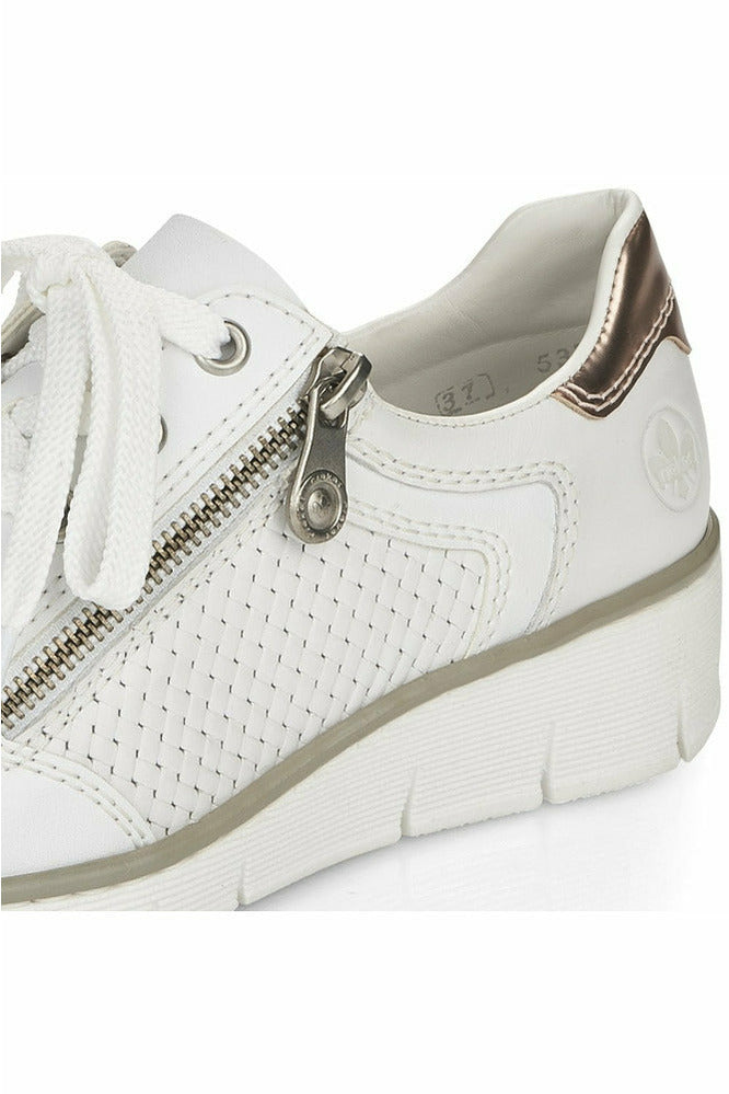 Rieker ladies shoes 53703-80 In white