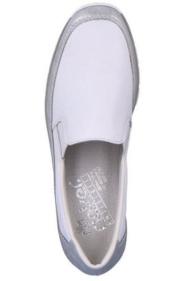 Rieker Womens Shoes 53796 80 white combi