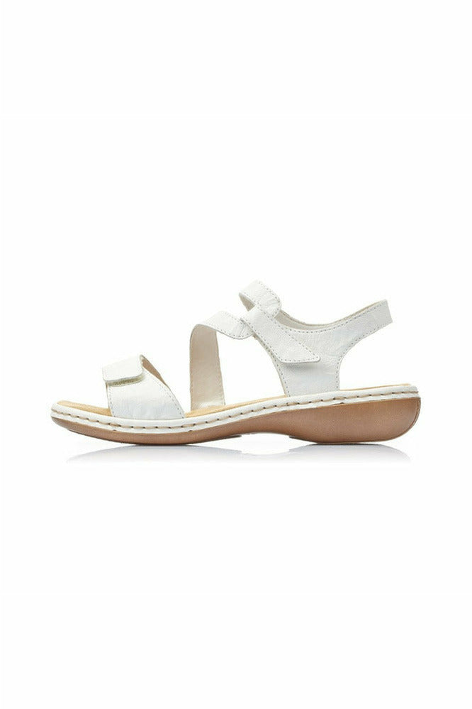 Rieker Womens Sandals 659C7 80 White