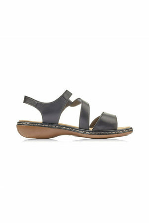 Rieker Womens Sandals 659C7 00 black