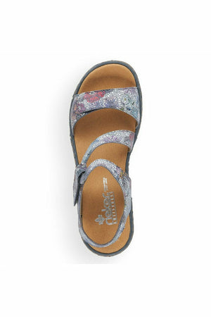Rieker sandals 659C7 90 in Multi Meeks Shoes