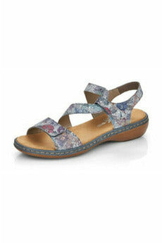 Rieker Womens sandals 659C7-90 in Multi