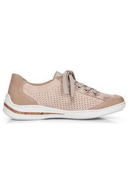 Rieker ladies shoes M35G6-31 in Rosa