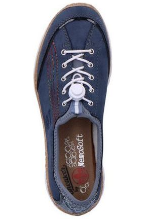 Rieker Womens N42T0 14 Blue Meeks Shoes