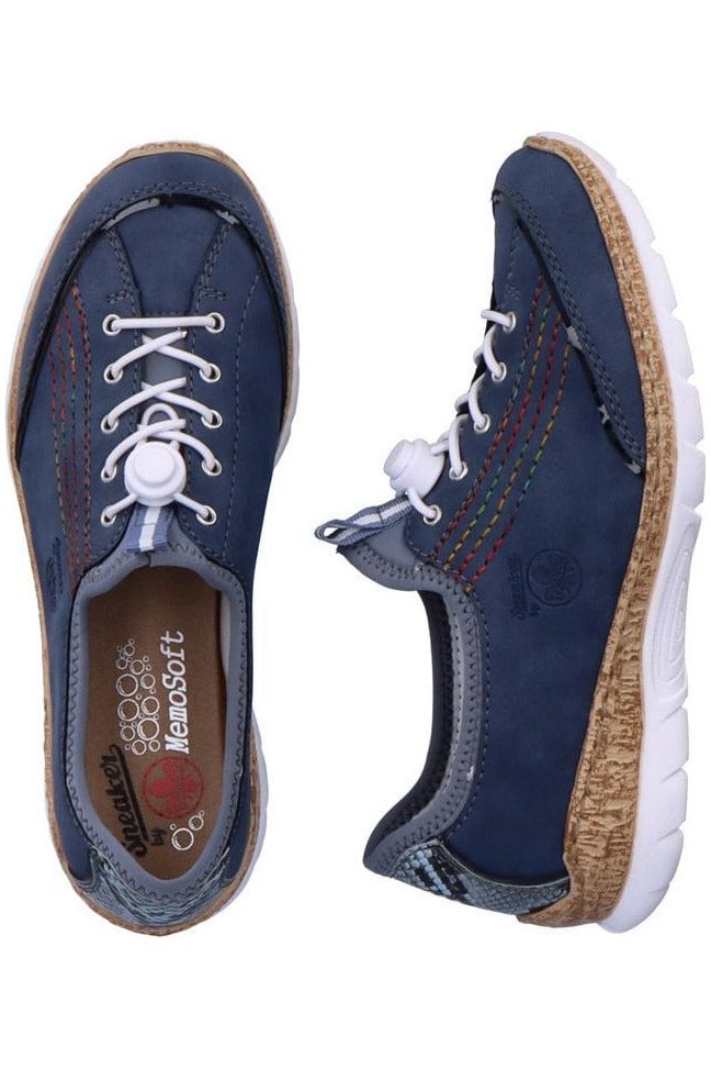 Rieker best sale blue shoes
