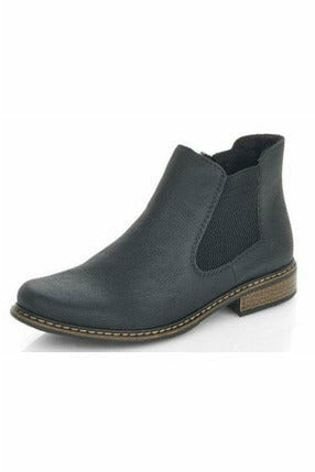 Rieker Womens Ankle Boots Z4994 00 Black at Meeks Shoes