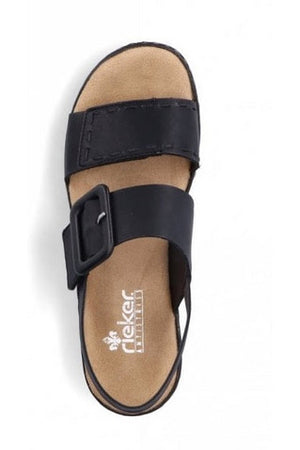 Rieker Womens Sandals 62950 00 black