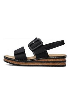 Rieker Womens Sandals 62950 00 black