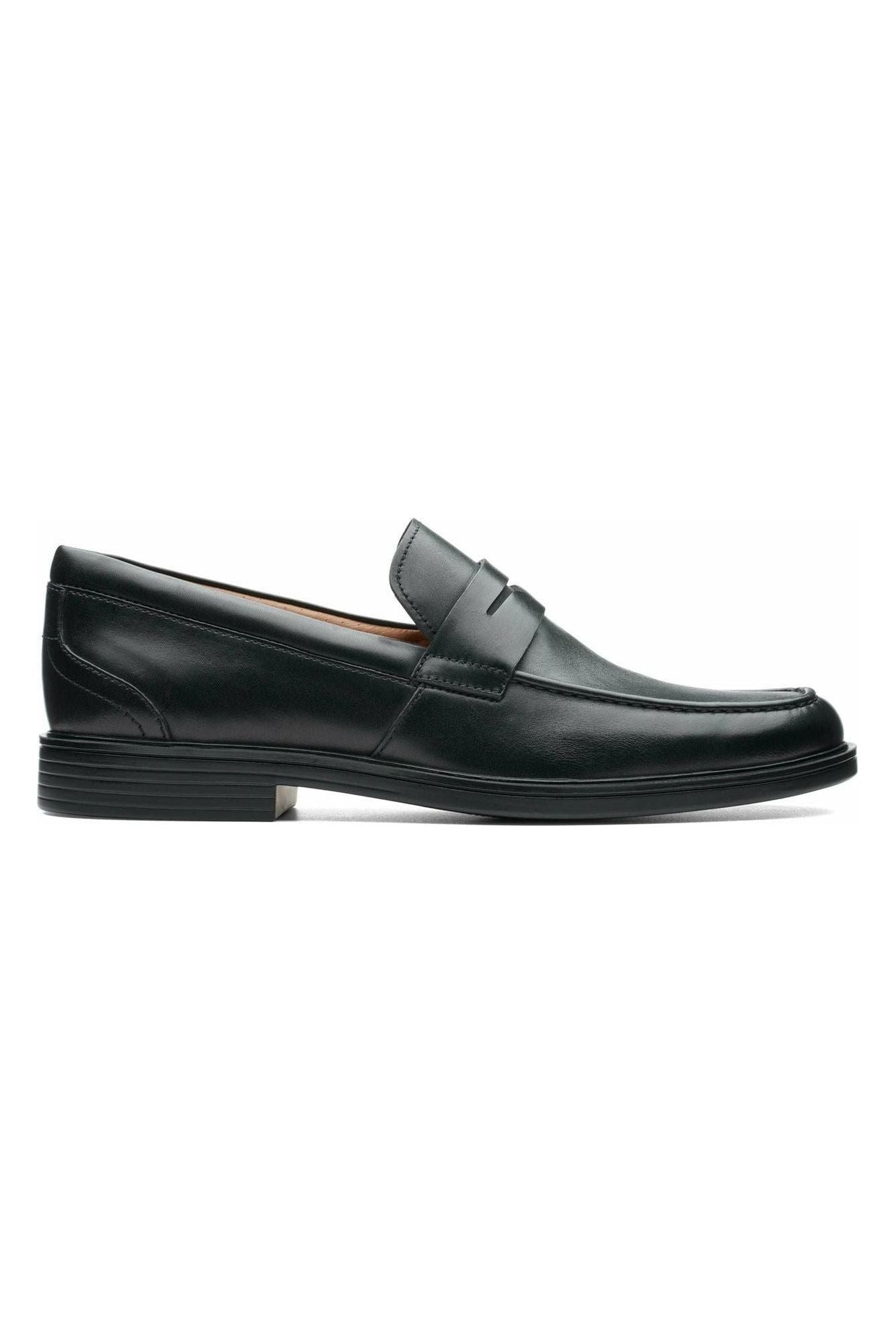 Clarks Un Aldric Step czarna skóra